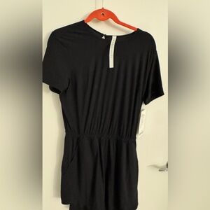 Lululemon lightweight Romper.  Open back.